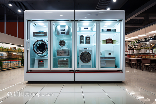 現代家電售賣商場 引領智能生活，一站式家用電器銷售新體驗